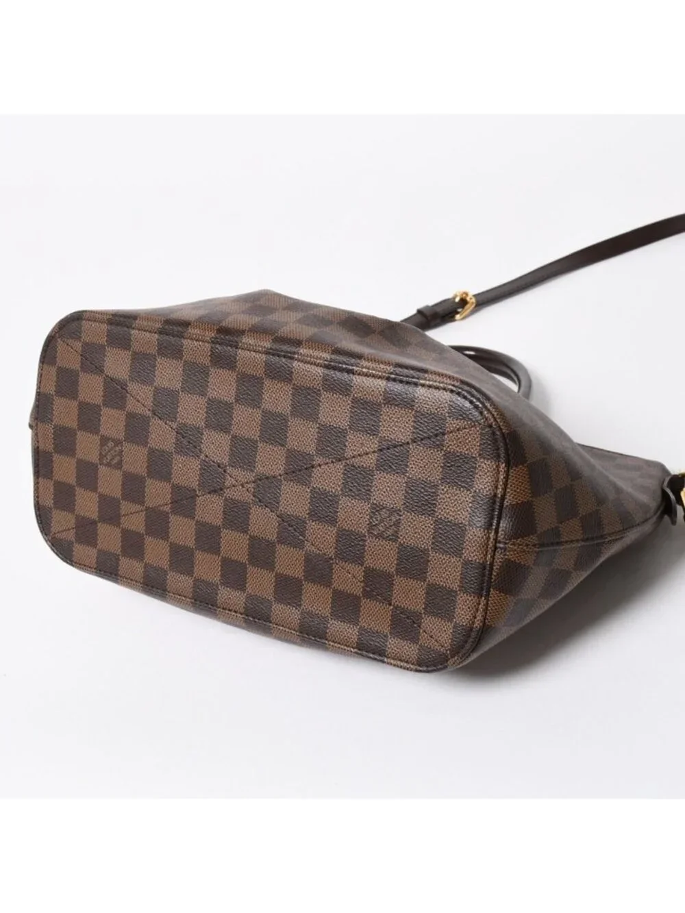 Louis Vuitton Sienna PM Handbag Leather Brown Gold